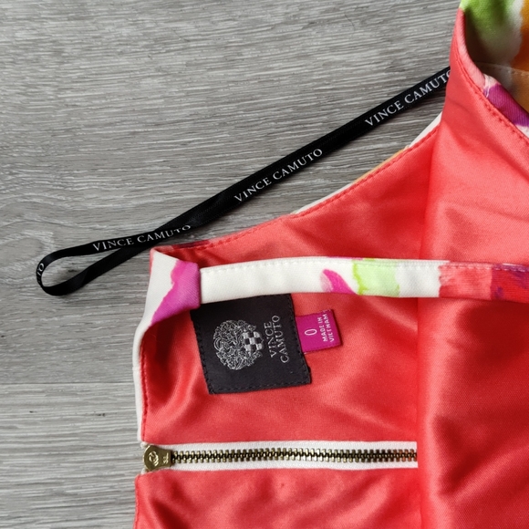 NWOT Vince Camuto Abstract Color Watercolor Dress - Picture 13 of 15